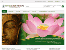 Tablet Screenshot of mysticinternational.com